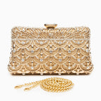 Rhinestone-Embellished Clutch by Angelina