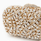 Rhinestone Clutch Bag by Valentina