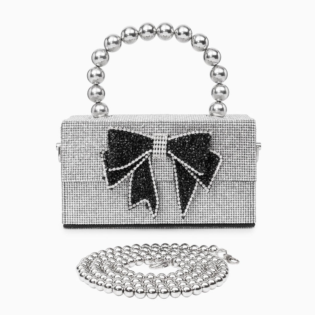 Celia Pearl Chain Bow Bag
