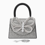 Rhinestone Butterfly Handbag