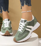 The Olivia — Retro Stripe Sneakers