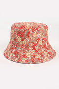 Daisy Print Reversible Bucket Hat