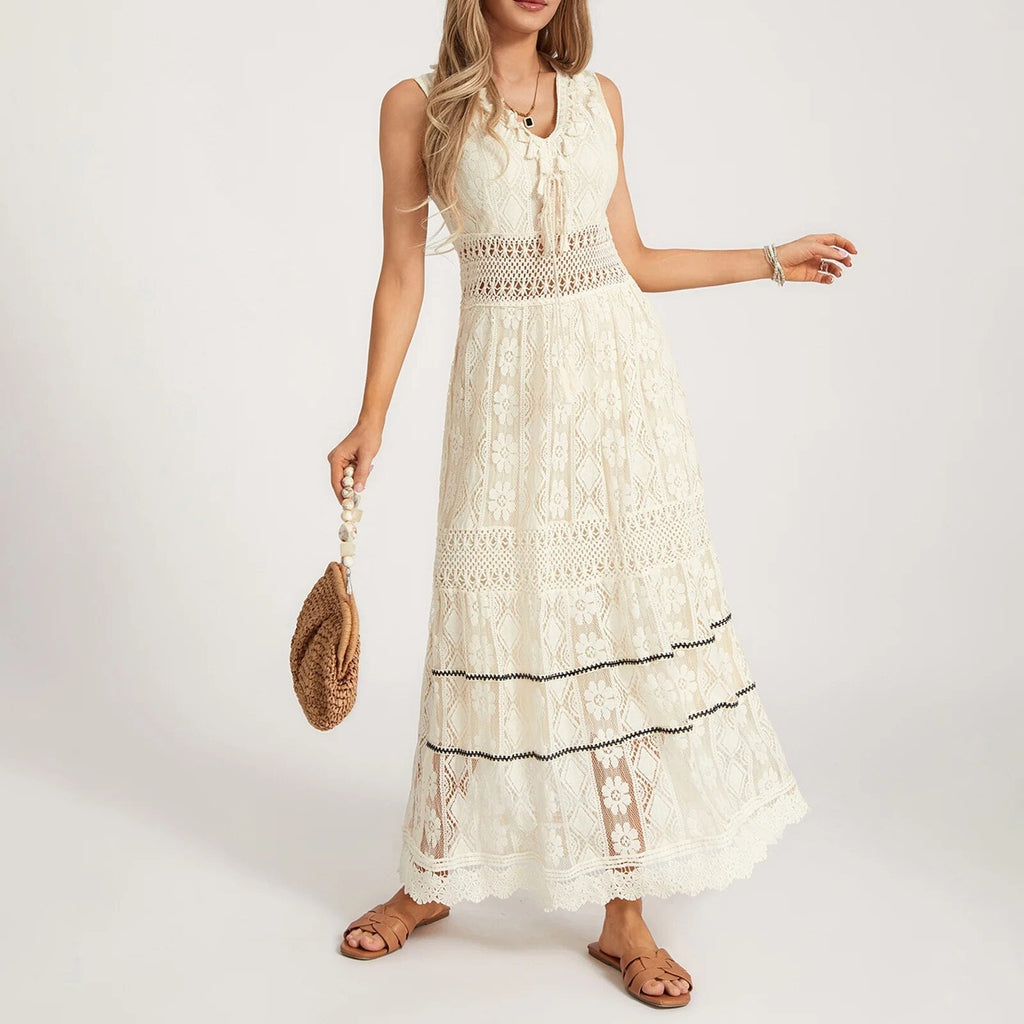 Linda Minimalist Boho Style Dress Evening Wear Edit