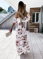 Patricia Boutique Maxi Dress Floral Off Shoulder Elevated Occasion Wear