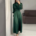 Rubí Elevated and Chic Dress with Waistband Premium Wardrobe Essential