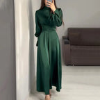 Rubí Elevated and Chic Dress with Waistband Premium Wardrobe Essential