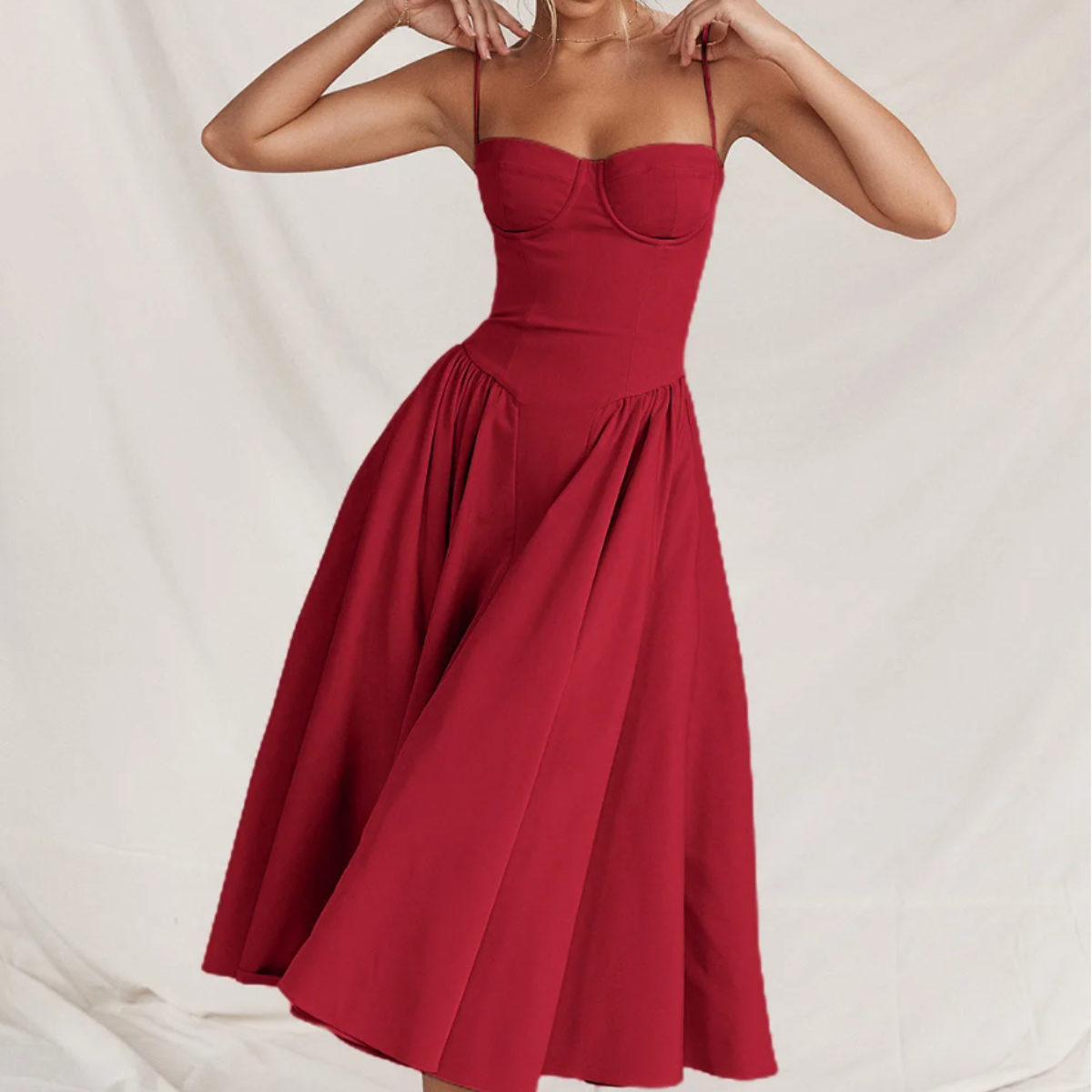 Mary Aesthetic Dress Statement Occasion Edit