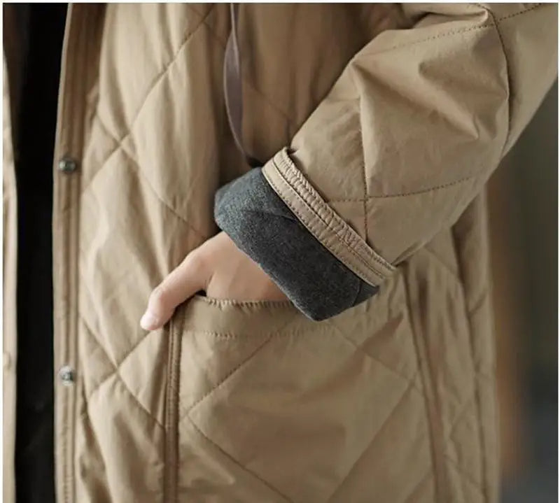| Long padded coat