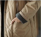 | Long padded coat