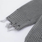Distressed Knit Sweater