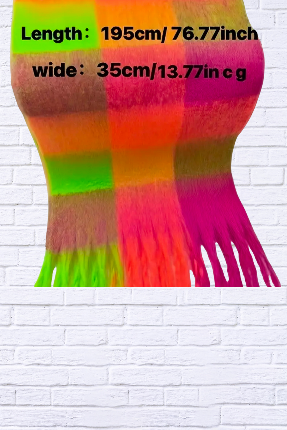 Neon Winter Scarf