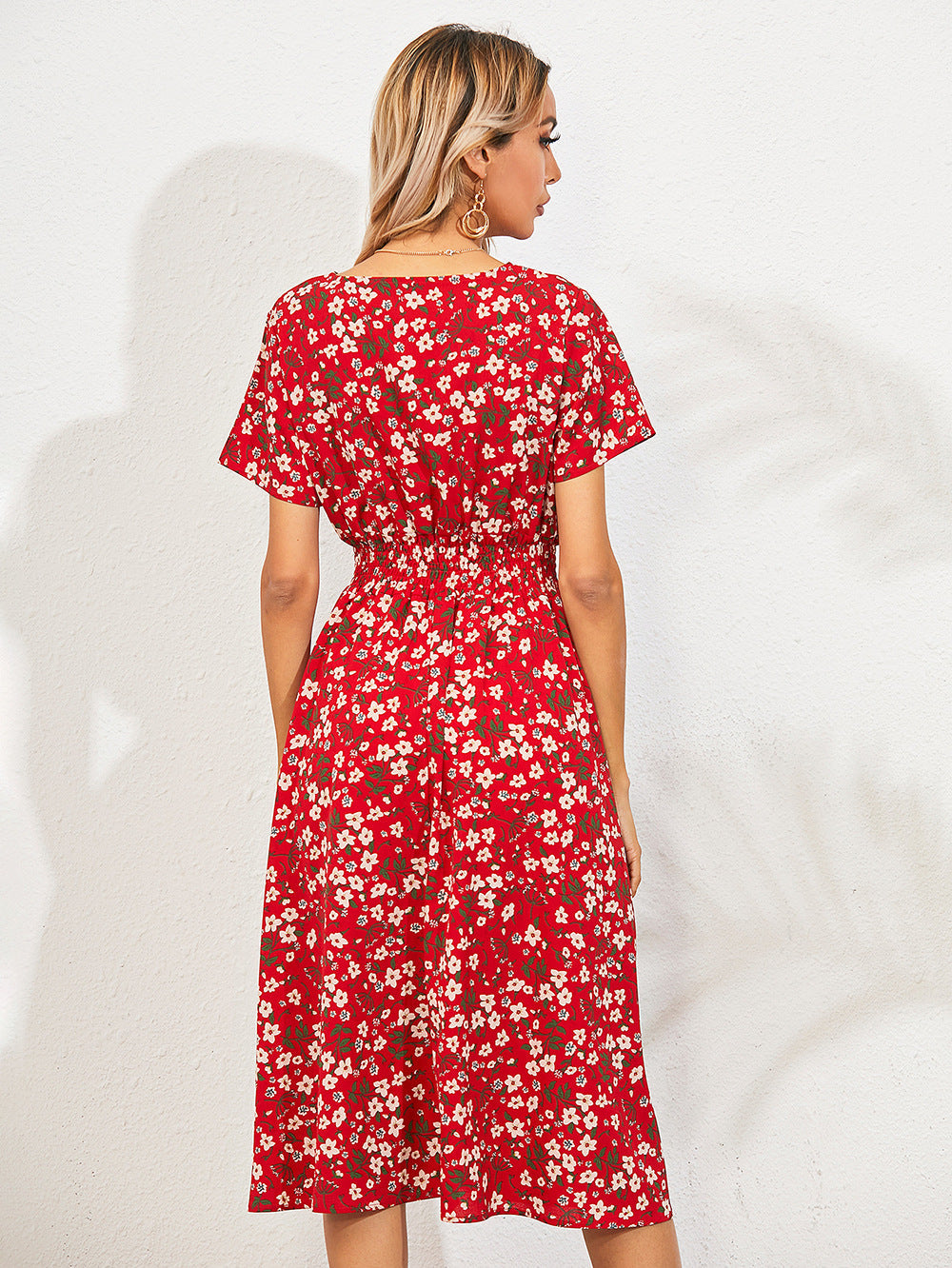 Karen Statement Summer Dress with Floral Print Boutique Collection