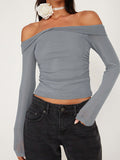 Mesh Tube Top Long Sleeve Tee