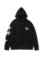 Vintage Star Print Oversized Hoodies