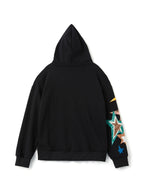Vintage Star Print Oversized Hoodies