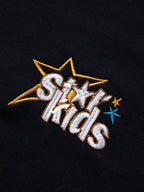 Vintage Star Print Oversized Hoodies