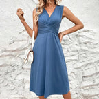 Nilla Exclusive Blue Summer Dress for Women Boutique Collection