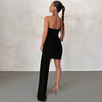 Eliana Exclusive Cocktail Dress with Glitter Elevated Occasion Wear