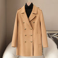 Elegant Soft Women__ Wool Cashmere Coat
