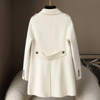 Elegant Soft Women__ Wool Cashmere Coat