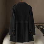 Elegant Soft Women__ Wool Cashmere Coat