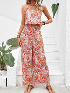Lydia | Floral Wide-leg Jumpsuit