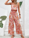 Lydia | Floral Wide-leg Jumpsuit