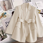 Elise Leroy Belted Botanica Blazer