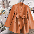 Elise Leroy Belted Botanica Blazer