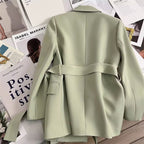 Elise Leroy Belted Botanica Blazer