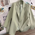 Elise Leroy Belted Botanica Blazer