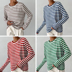 Elise Leroy Chic Striped Long-Sleeve Shirt