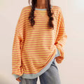 Elise Leroy Striped Comfort Sweatshirt