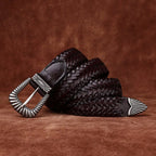 Ellis Mercantile Braided Leather Belt