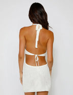 Capri - Halter Tie Beach Dress