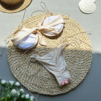 Embroidered Floral Bikini Set