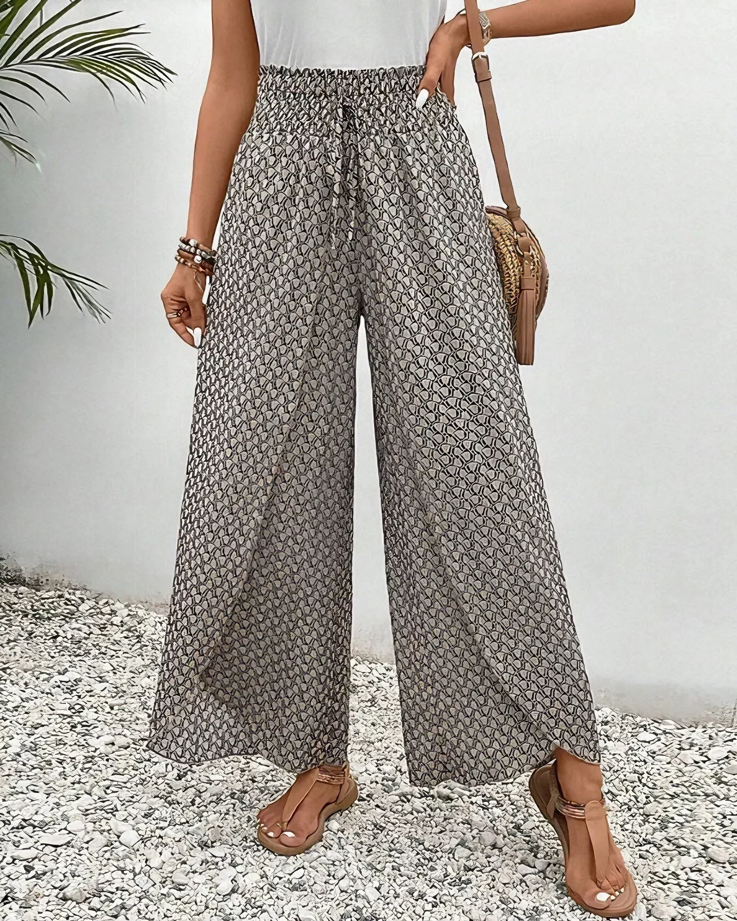 Desiree Elevated Wide Leg Dress Pants Occasion Wear