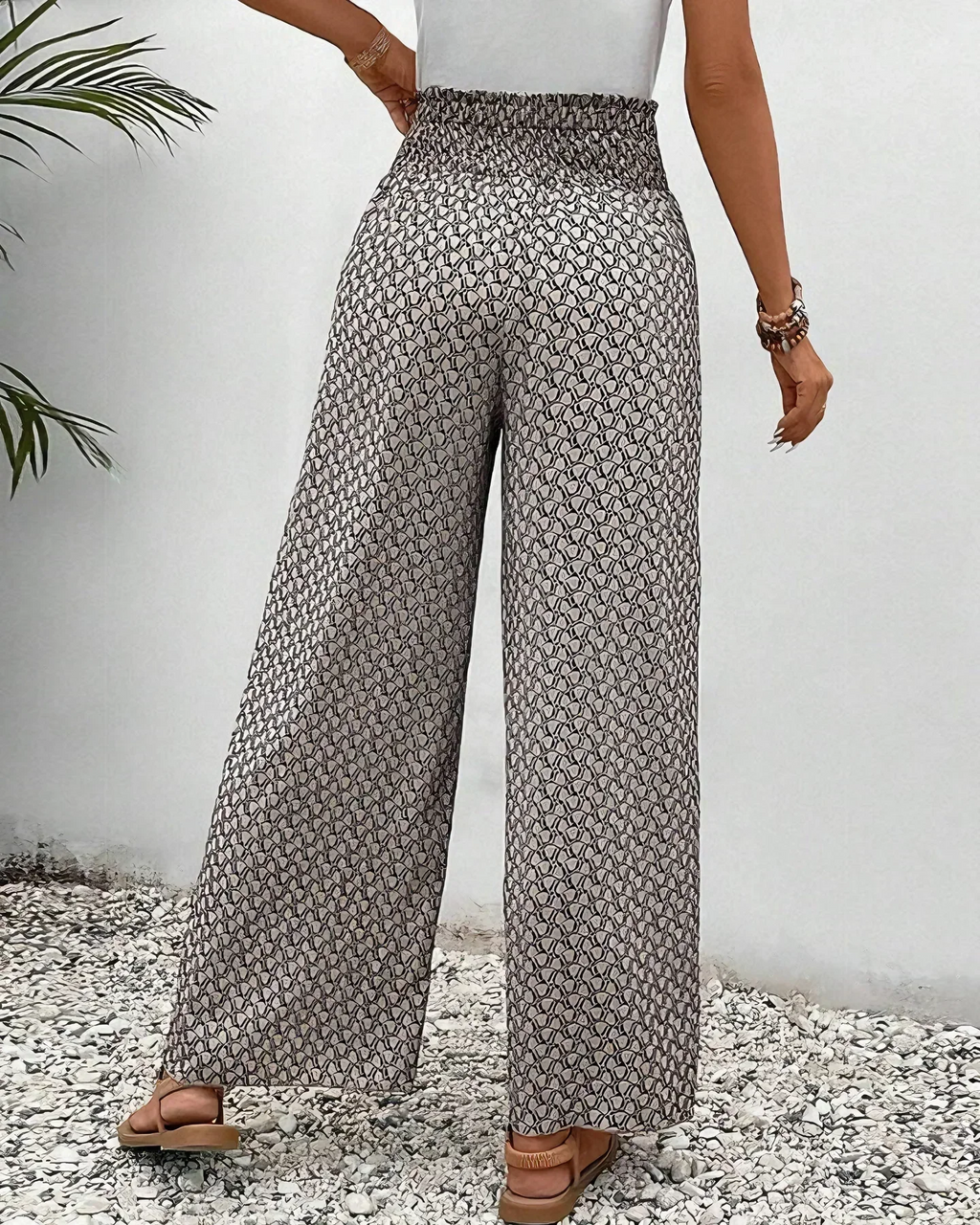 Desiree Elevated Wide Leg Dress Pants Occasion Wear