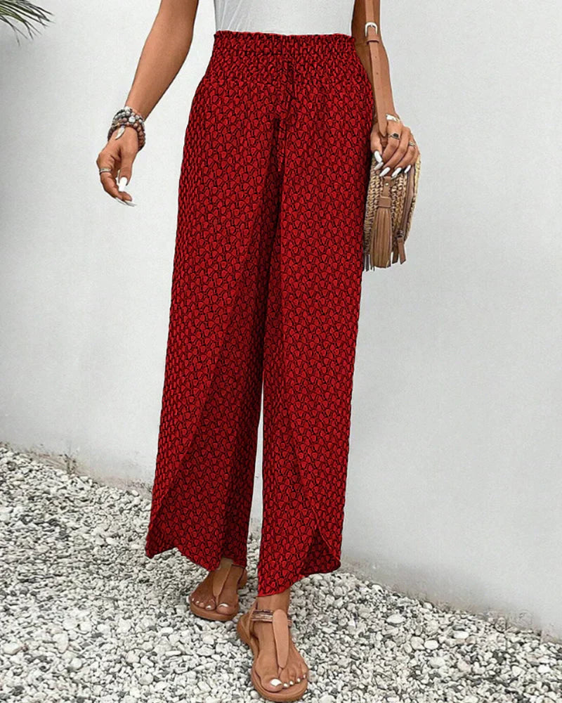 Desiree Elevated Wide Leg Dress Pants Occasion Wear
