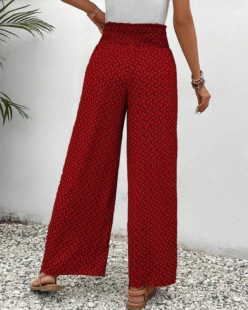 Desiree Elevated Wide Leg Dress Pants Occasion Wear