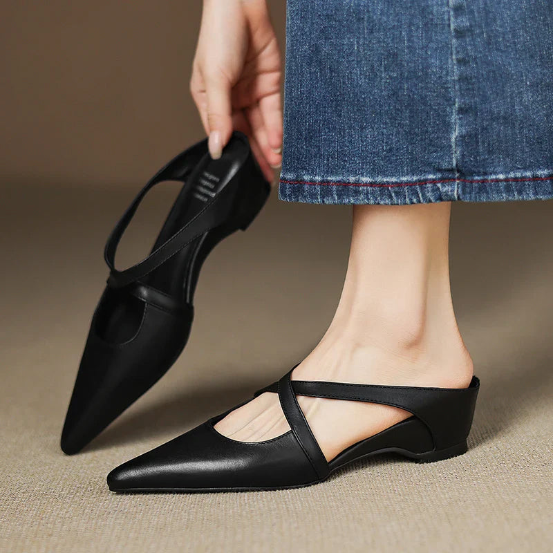Eterna Luxe Genuine Leather Flats