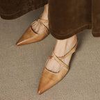 Eterna Luxe Genuine Leather Flats