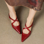 Eterna Luxe Genuine Leather Flats