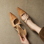 Eterna Luxe Genuine Leather Flats