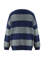 Oversized Stripe Pullover Sweater