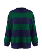 Oversized Stripe Pullover Sweater