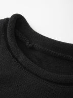 Star Jacquard Pullover Long Sweater