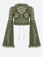 Fairy Grunge Bolero Crop Top