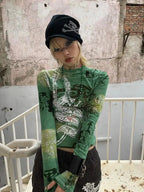 Fairy Grunge Print Top