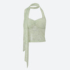 Fairycore Lace Halter Top